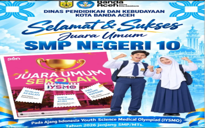 SMP Negeri 10 Banda Aceh Raih Prestasi Gemilang dalam Olimpiade IYSMO